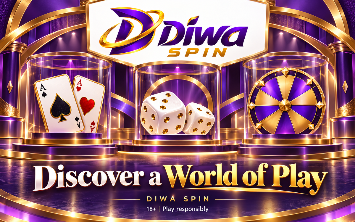 Diwa Spin Appshows the welcome credit on